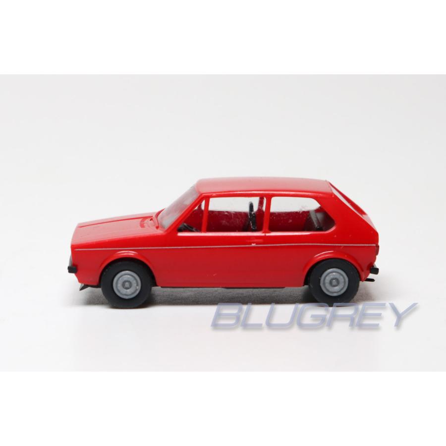 ブレキナ 1/87 フォルクスワーゲン ゴルフ 1 レッド BREKINA VW GOLF I ミニカー HOスケール｜blugrey｜03