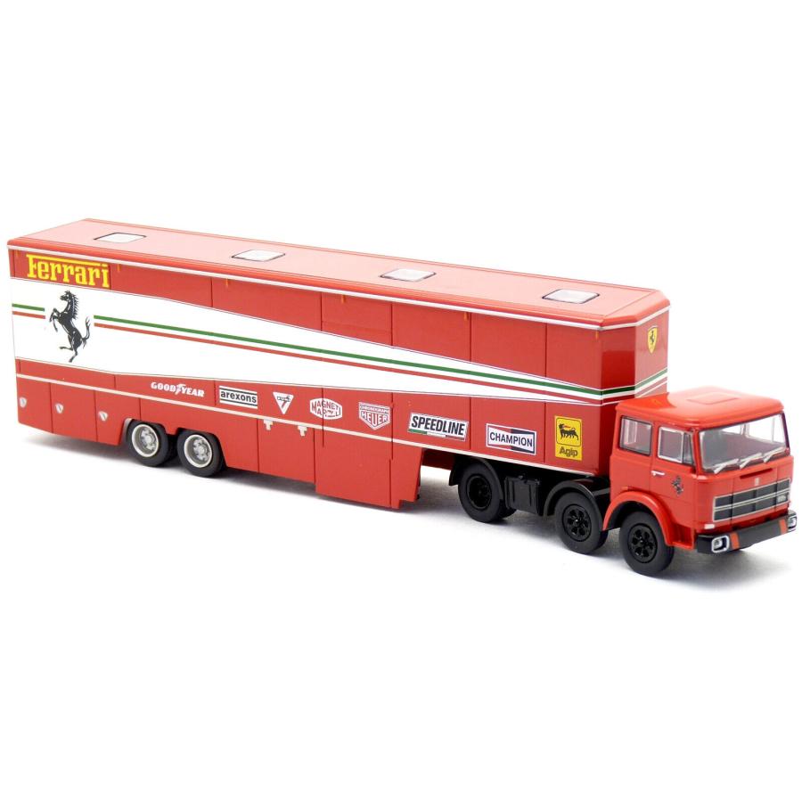 ブレキナ 1/87 フィアット 691 トランスポーター + フェラーリ