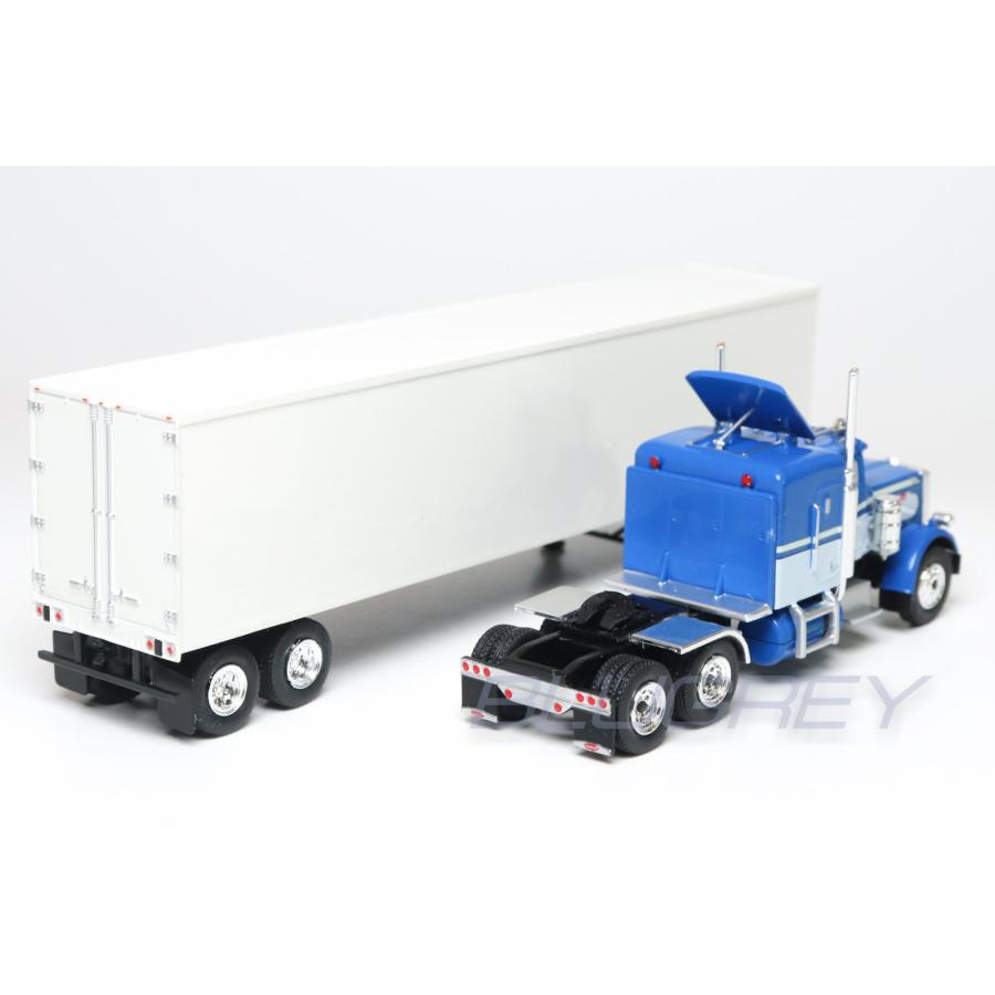 ブレキナ 1/87 ピータービルト 359 1973 ブルー トレーラー