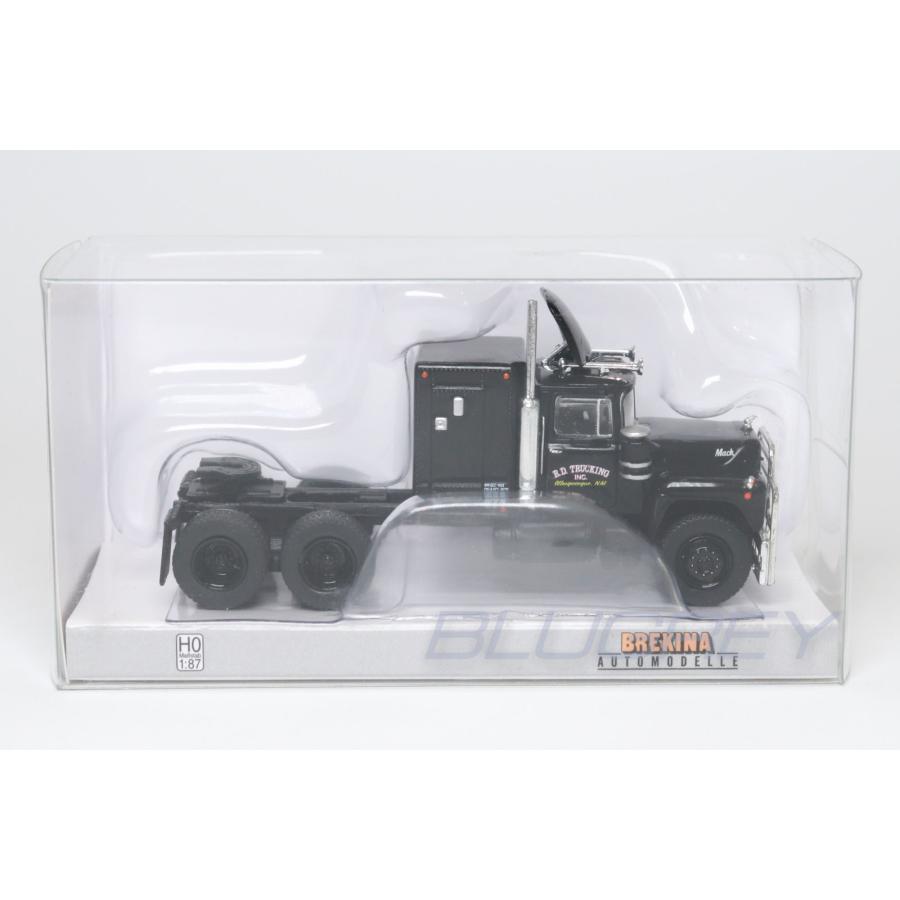ブレキナ 1/87 マック RS 700 1966 ブラック トレーラー ヘッド