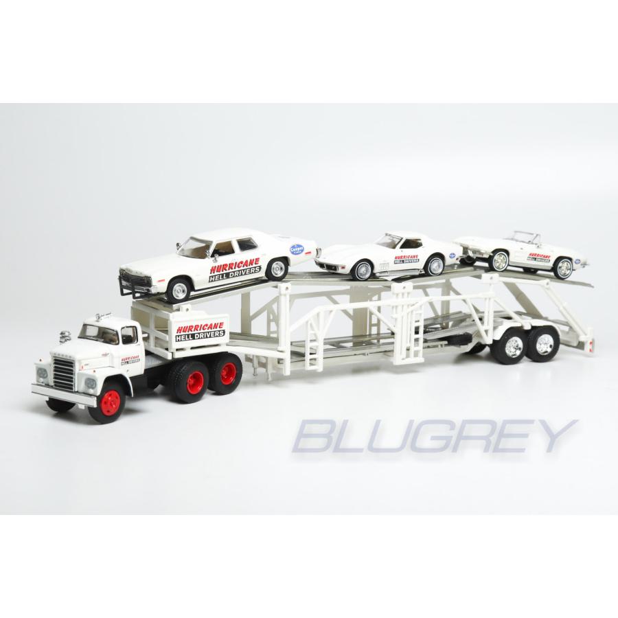 ブレキナ 1/87 ダッジ 積載車 + シボレー コルベットC2/C3/ダッジ