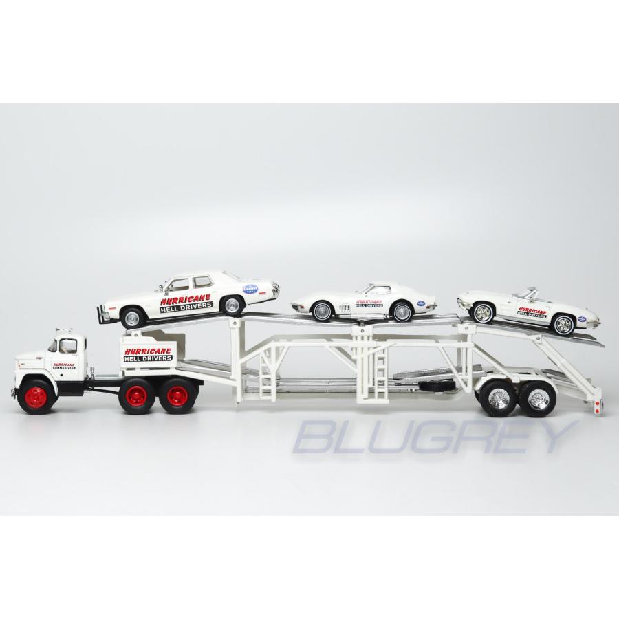 ブレキナ 1/87 ダッジ 積載車 + シボレー コルベットC2/C3/ダッジ