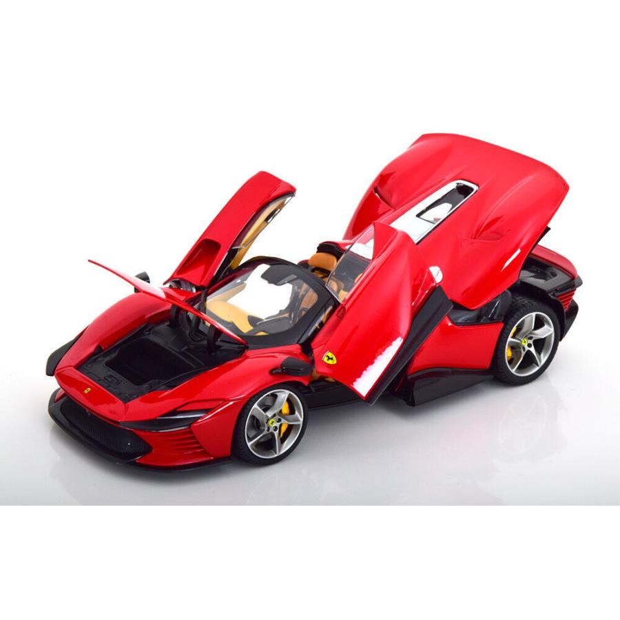 ブラーゴ 1/18 フェラーリ デイトナ SP3 スパイダー クローズドVer. BBURAGO FERRARI DAYTONA フル開閉機構 ミニカー 