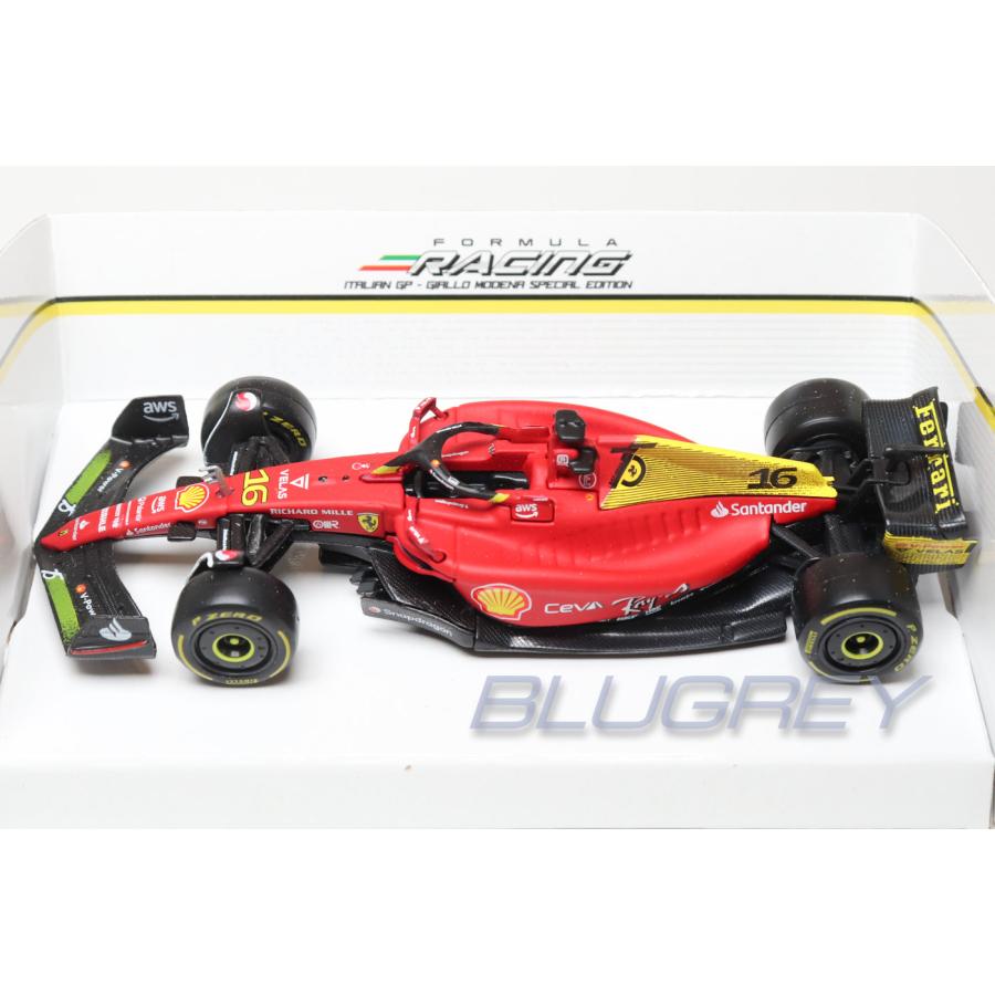 ブラーゴ 1/43 フェラーリ F1-75 #16 シャルル・ルクレール イタリアGP 