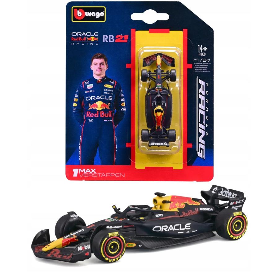 Bburago（ブラーゴ） 1/64 レッドブル F1 RB21 #1 マックス
