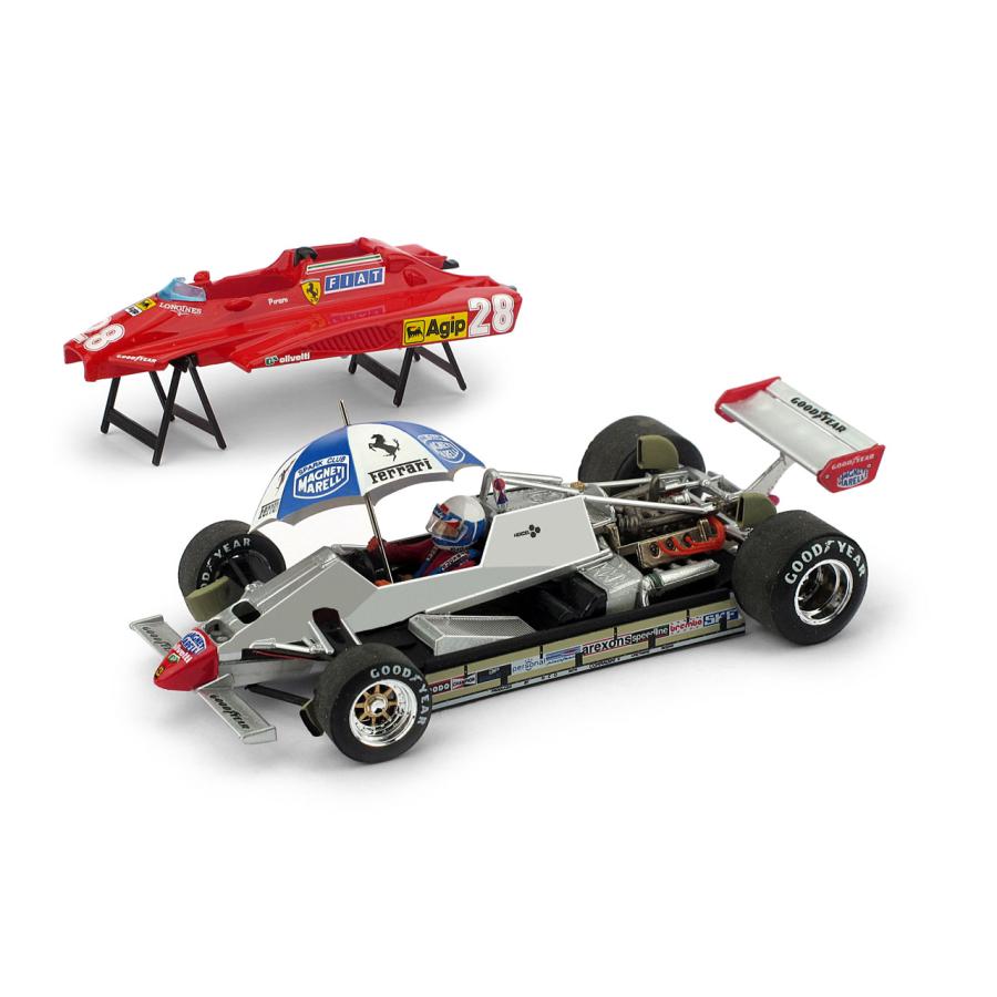 ブルム 1/43 フェラーリ 126C2 #28 ディディエ ピローニ フィギア付き