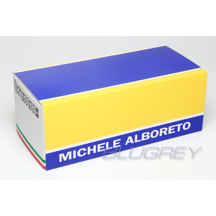 ブルム 1/43 フェラーリ F1 126 C4 1984 ベルギーGP #27 M.アルボレート BRUMM FERRARI MICHELE ALBORETO ミニカーの画像