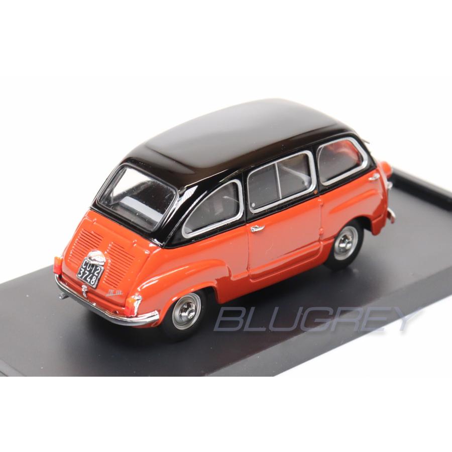 ブルム 1/43 フィアット 600 ムルティプラ 1960 コーラルレッド