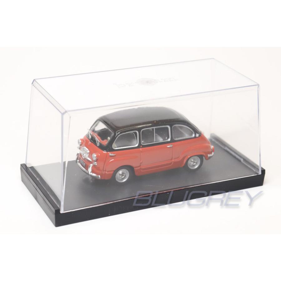 ブルム 1/43 フィアット 600 ムルティプラ 1960 コーラルレッド