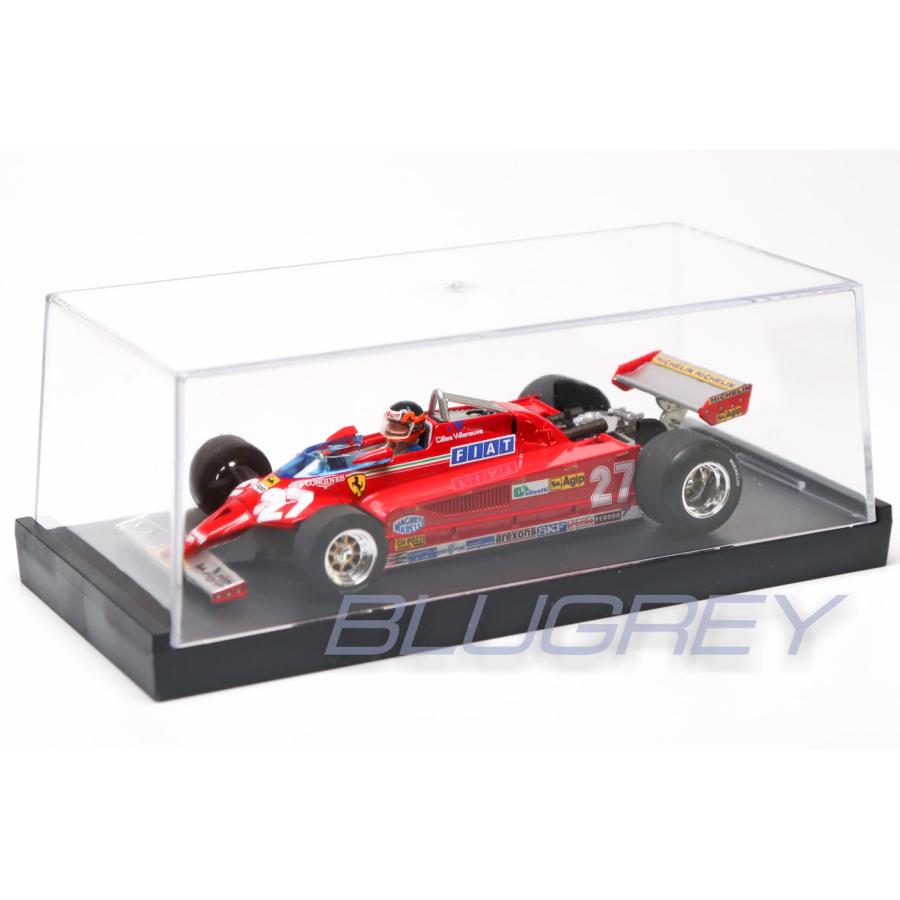 ブルム 1/43 フェラーリ 126CK ジル ヴィルヌーブ フィギア付き 1981 モナコGP 優勝 BRUMM FERRARI GILLES VILLENEUVE｜blugrey｜04