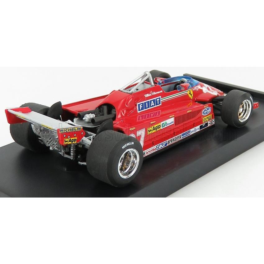 ブルム 1/43 フェラーリ 126CK ジル ヴィルヌーブ 1981 モナコGP