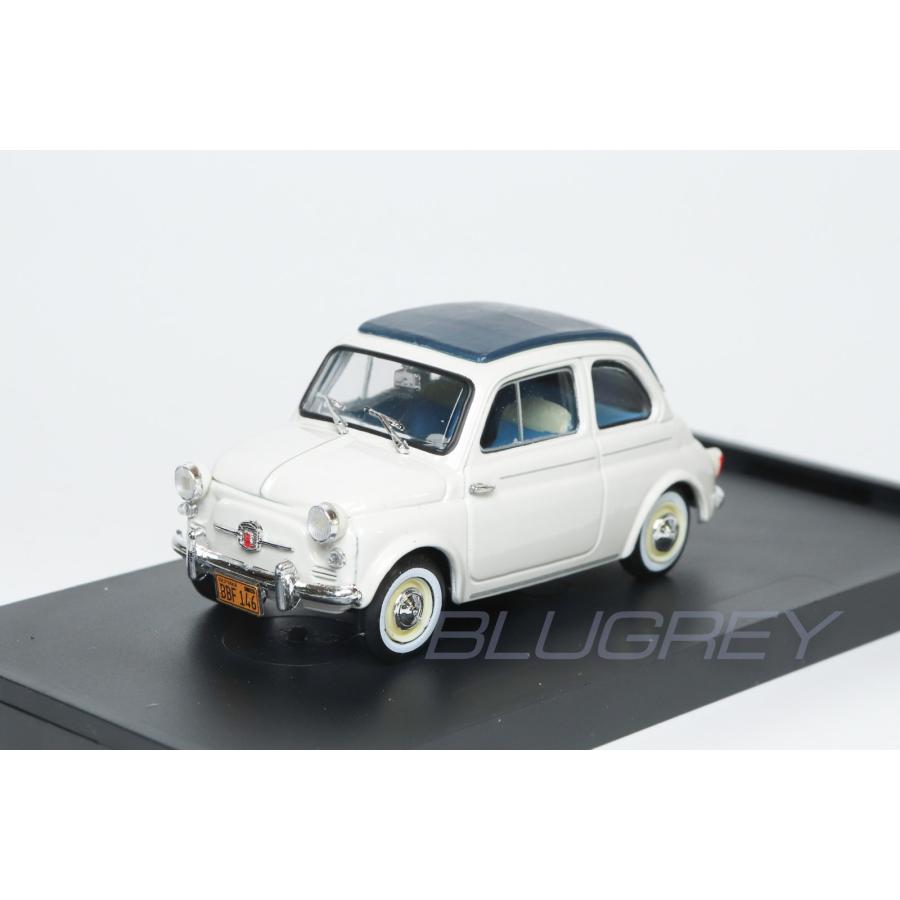 【金箱激レア希少品】Brumm FIAT 500 トッポリーノ ミニカー ブルム 1/43 フィアット ヌオヴァ 500 アメリカ 1958 ベージュ BRUMM