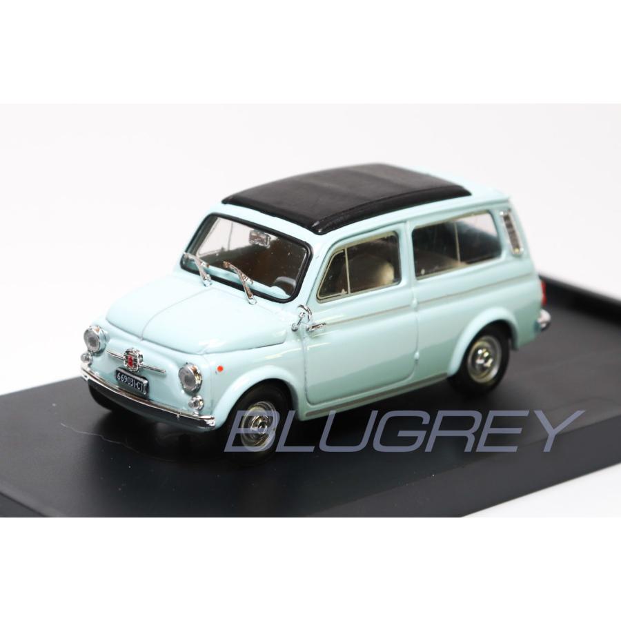 ブルム 1/43 フィアット 500 ジャルディニエラ 1960 ライトブルー