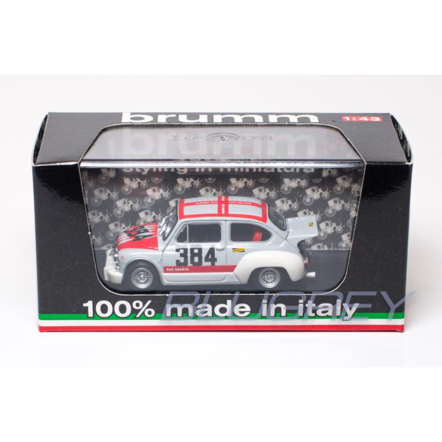 【500個限定】BRUMM製  1/43 FIAT ABARTH 1000 Fiat Abarth 1000 Trento-Bondone 1964 Arturo Merzario brumm 1
