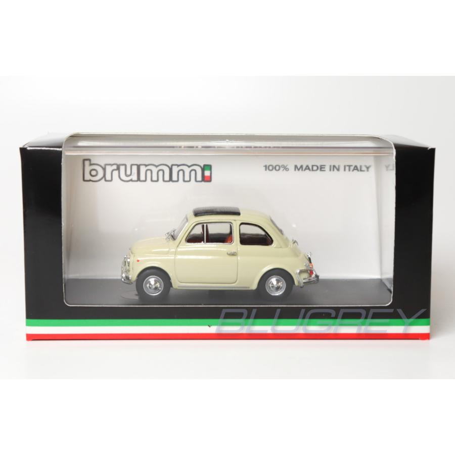 ブルム 1/43 フィアット 500L チンクエチェント 1968 アイボリー BRUMM