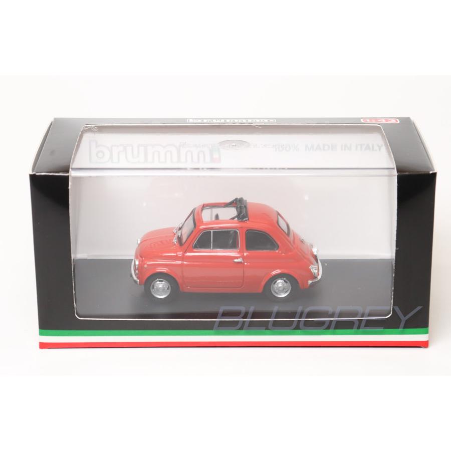 ブルム 1/43 フィアット 500 R アペルタ 1972 コーラルレッド