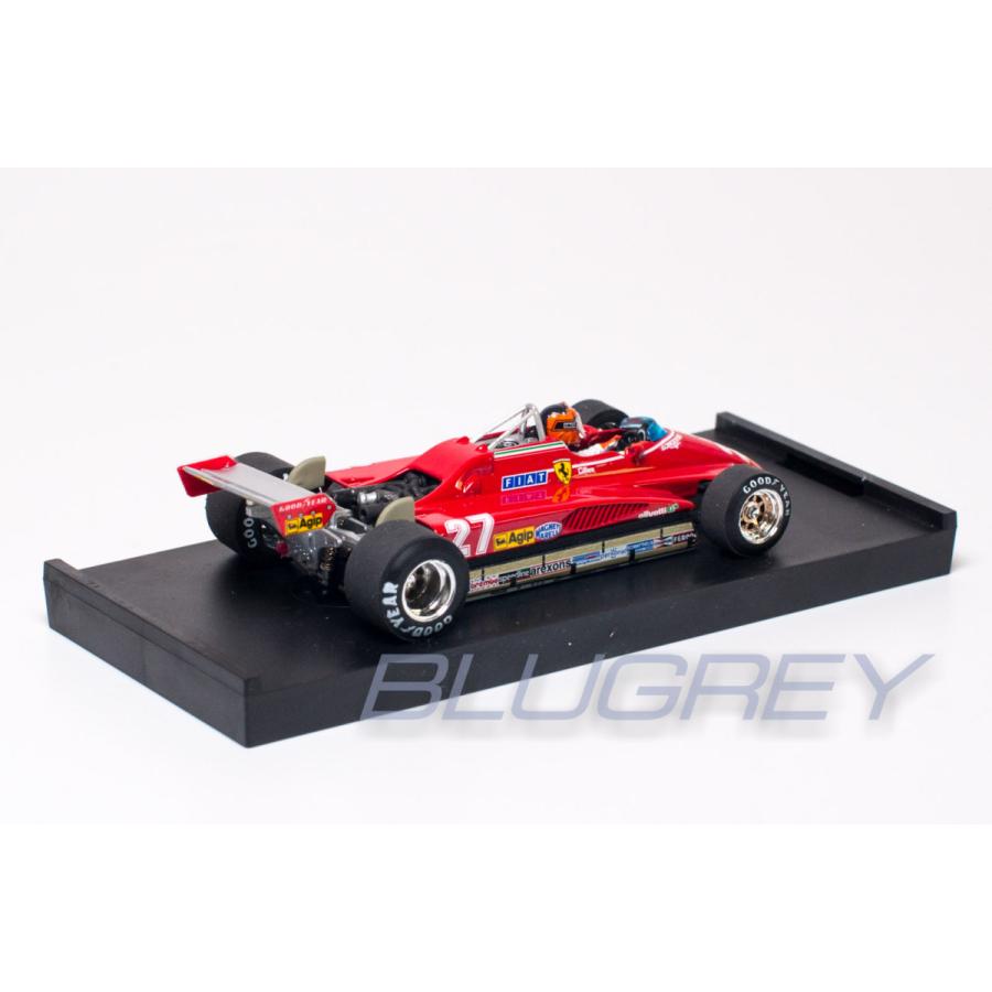 ブルム 1/43 フェラーリ F1 126C2 ジル ヴィルヌーブ フィギア付き