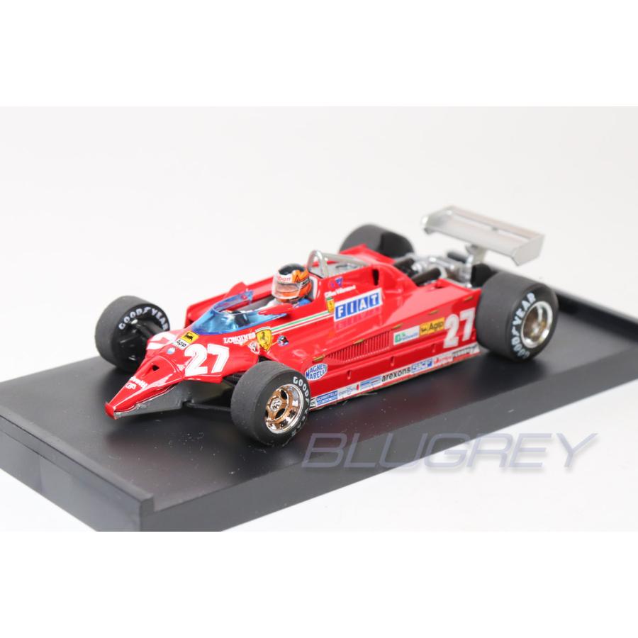 1/43 F1 brumm フェラーリ126CK turbo G.ビルヌーブ 1/43 F1 Brumm Ferrari 126Ck Turbo G. Villeneuve Minicar | eBay
