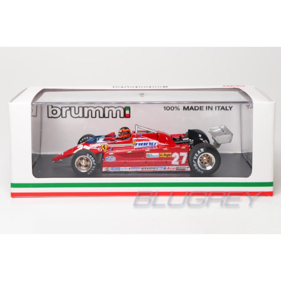 1/43 F1 brumm フェラーリ126CK turbo G.ビルヌーブ ブルム 1/43 フェラーリ 126CK #27 ヴィルヌーブ 1981 F-104戦闘
