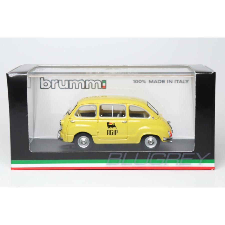 ブルム 1/43 フィアット 600D ムルティプラ アジップ 1960 BRUMM FIAT