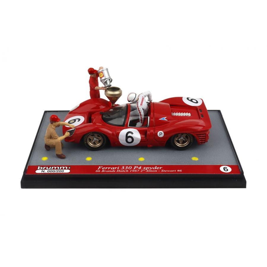 ブルム 1/43 フェラーリ 330 P4 スパイダー ブランズハッチ 6時間耐久