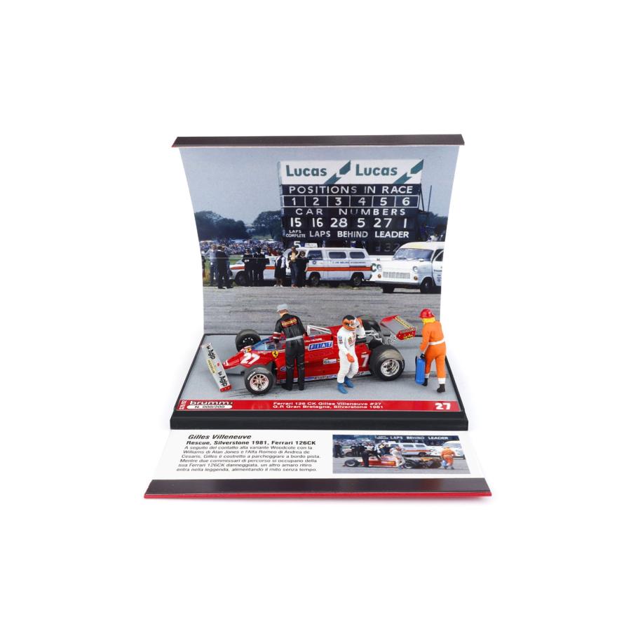 ブルム 1/43 フェラーリ F1 126CK 1981 イギリスGP #27 ジル