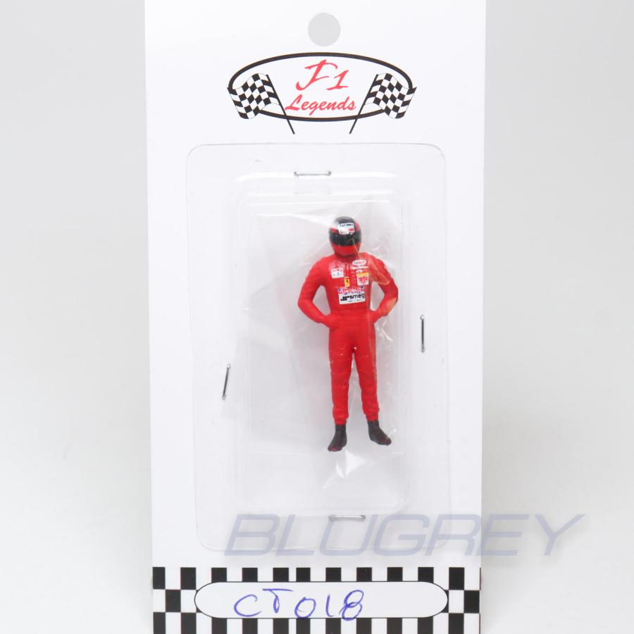 Cartrix 1/43 F1 ドライバー フィギア ジル・ヴィルヌーブ フェラーリ