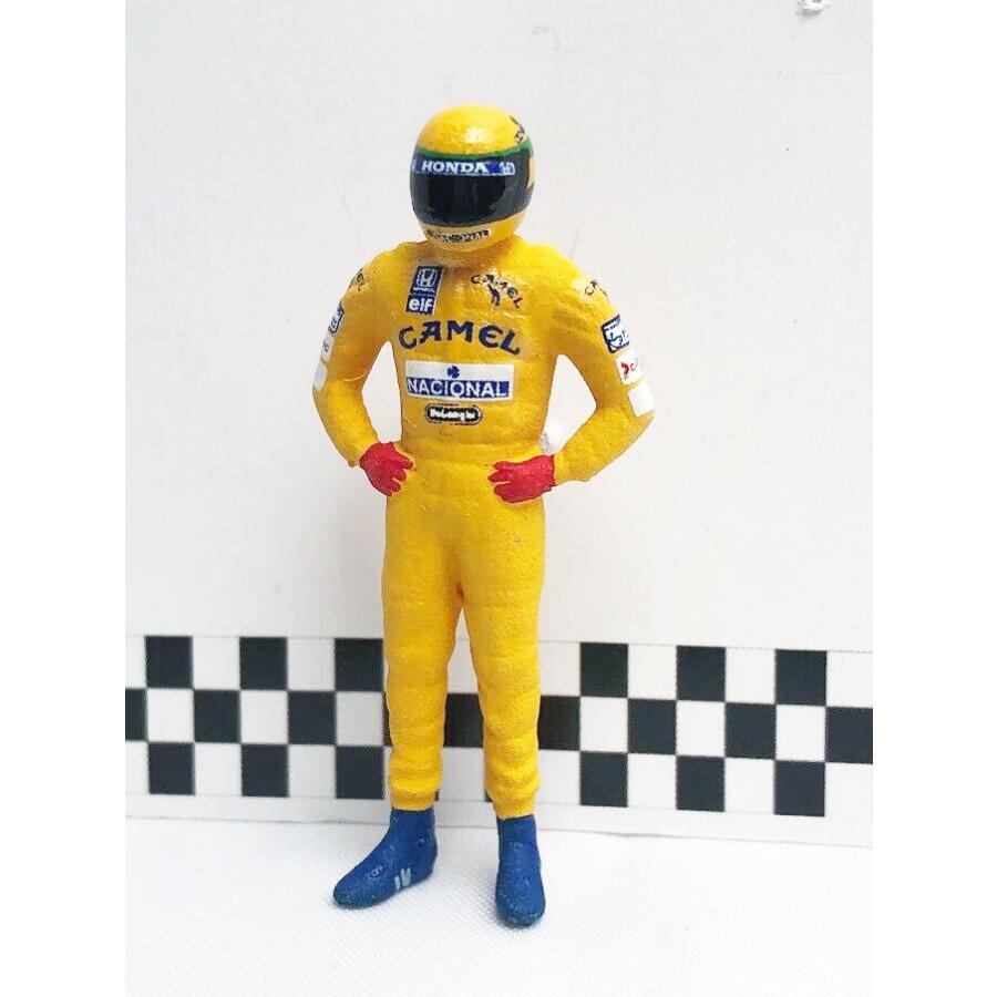 Cartrix 1/43 F1 ドライバー フィギア アイルトン・セナ 1987 ロータス
