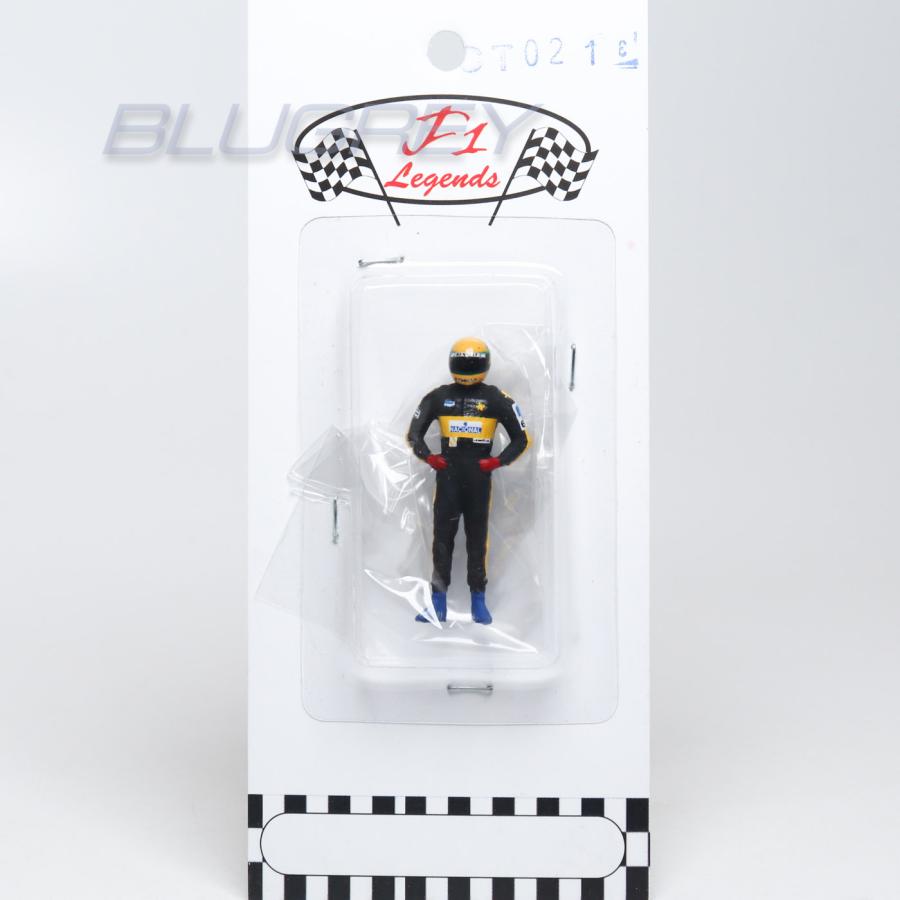 F1 アイルトン　セナ　フィギュア Cartrix 1/43 F1 ドライバー フィギア アイルトン・セナ 1986 ロータス