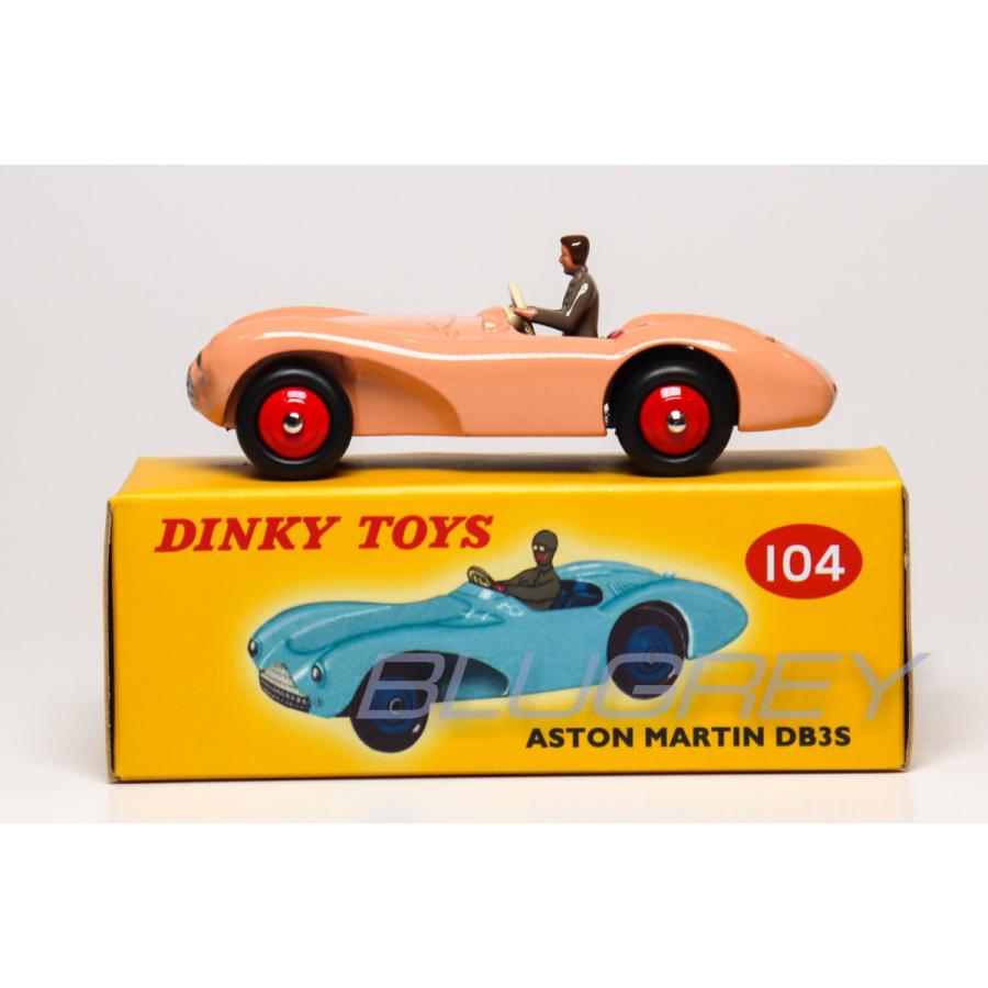 DINKY TOYS 1/43 ディンキー アストンマーチン DB3S ピンク ASTON