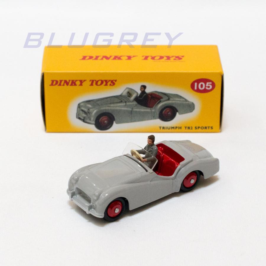 DINKY TOYS トライアンフ TR2 スポーツ グレー TRIUMPH SPORTS 復刻版