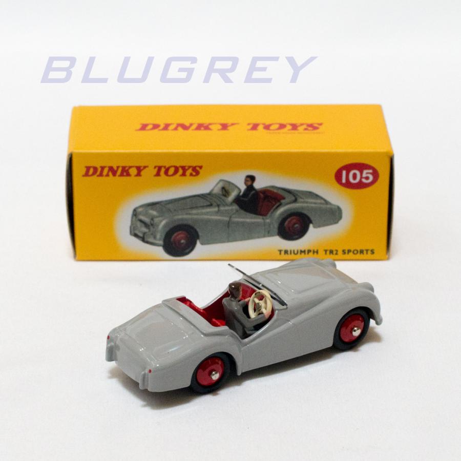 DINKY TOYS トライアンフ TR2 スポーツ グレー TRIUMPH SPORTS 復刻版