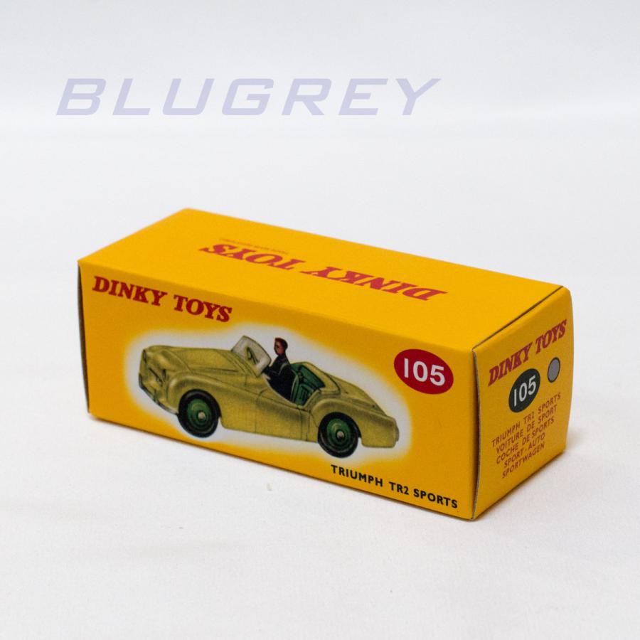 DINKY TOYS トライアンフ TR2 スポーツ グレー TRIUMPH SPORTS 復刻版
