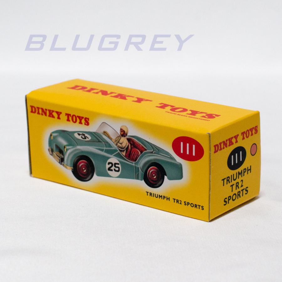 DINKY TOYS 1/43 トライアンフ TR2 スポーツ ピンク Triumph TR2 SPORTS 復刻版 ミニカー 111｜blugrey｜07