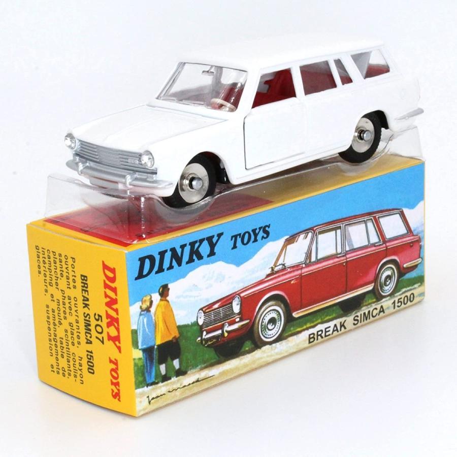 DINKY TOYS 1/43 シムカ 1500 ブレーク ホワイト Simca 1500 Break 復刻版 ミニカー 507｜blugrey