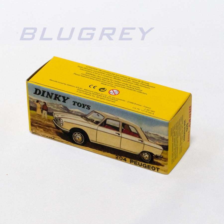 DINKY TOYS ディンキー 1/43 プジョー 204 レッド PEUGEOT 復刻版
