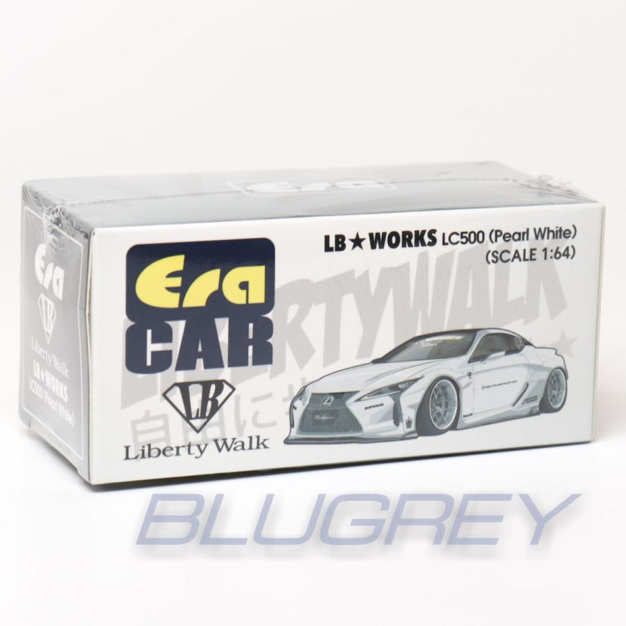 エラカー 1/64 リバティーウォーク レクサス LC500 パールホワイト Era Car LEXUS LB Works LC500｜blugrey｜02