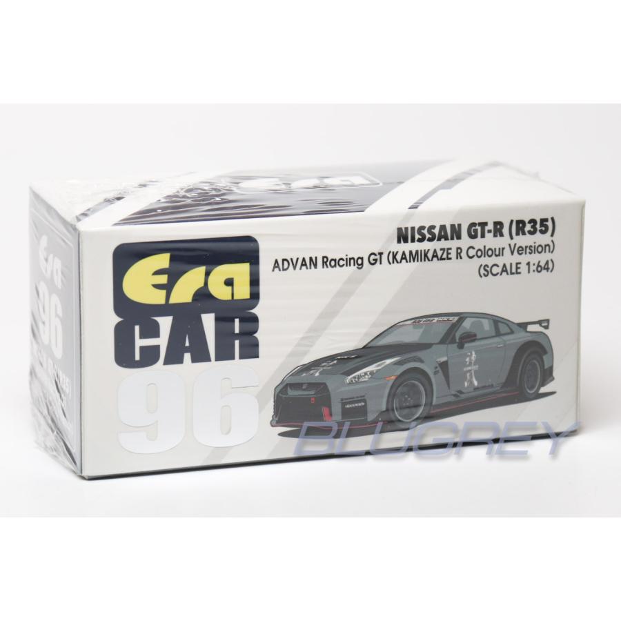 エラカー 1/64 日産 GT-R R35 2020 アドバンレーシング GT 神風カラー