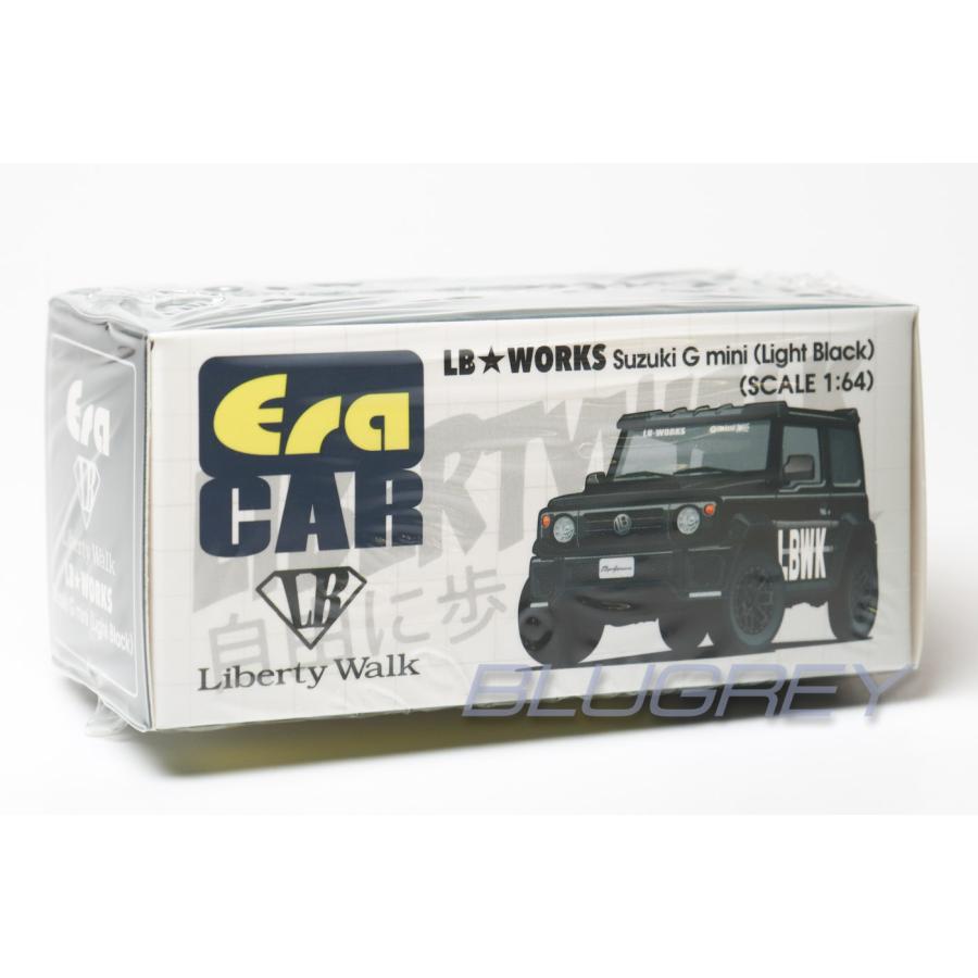 エラカー 1/64 スズキ Gミニ LBWK ジムニー ブラック ERA CAR LB Works
