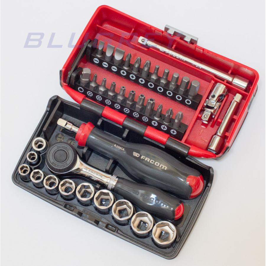 ファコム R.360NANO 1/4” (6.3mm) ラチェットフルセット 38