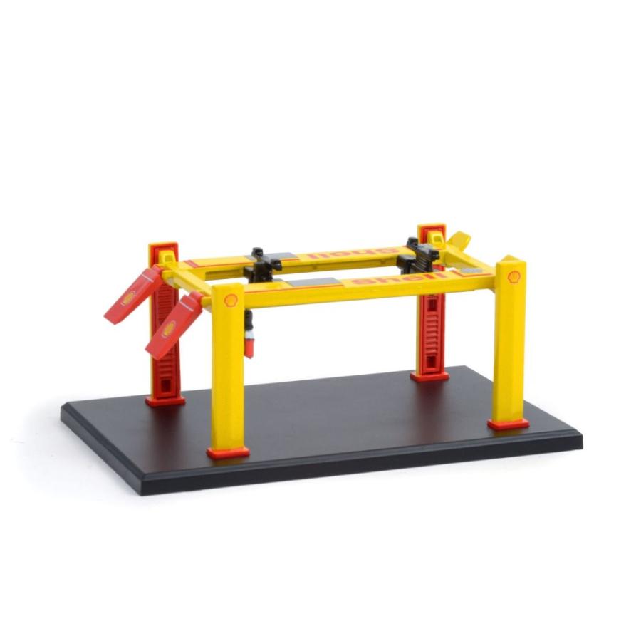 グリーンライト 1/64 4ポスト リフト シェルオイル オートボディ