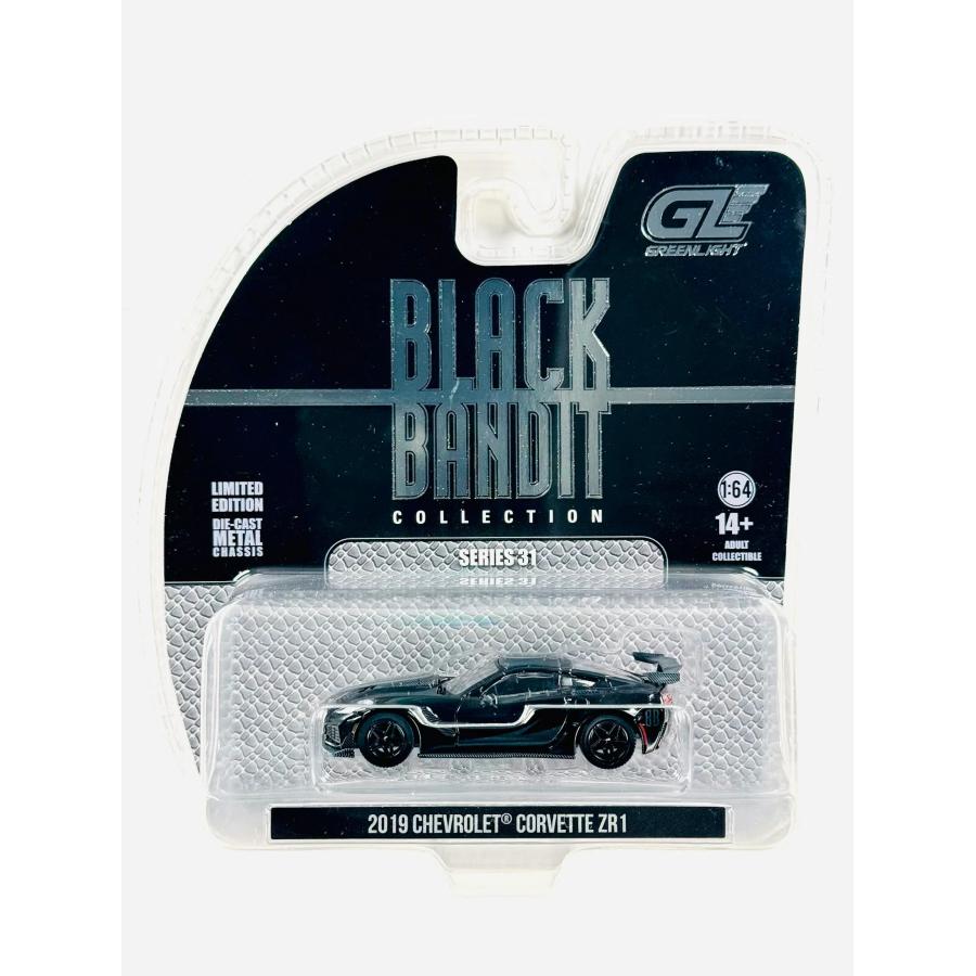 グリーンライト 1/64 シボレー コルベット ZR1 2019 ブラック
