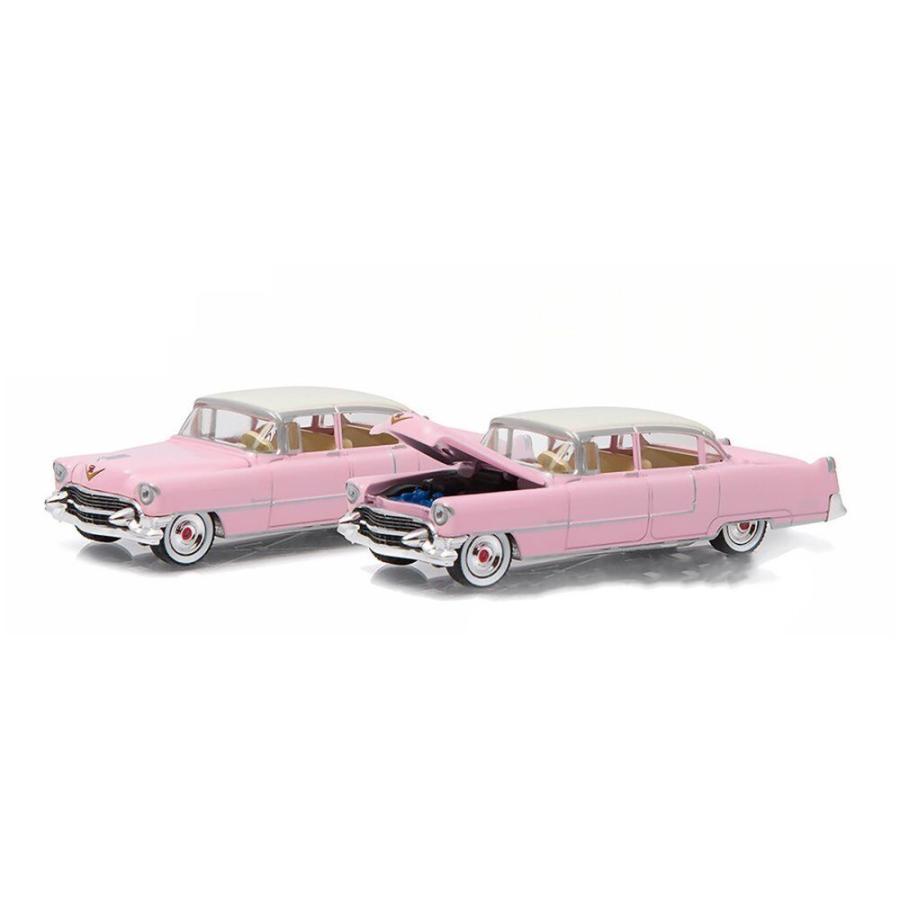 グリーンライト 1/64 キャデラック フリートウッド 60 1955 ピンク Greenlight Cadillac Fleetwood Series 60 ミニカー｜blugrey｜02