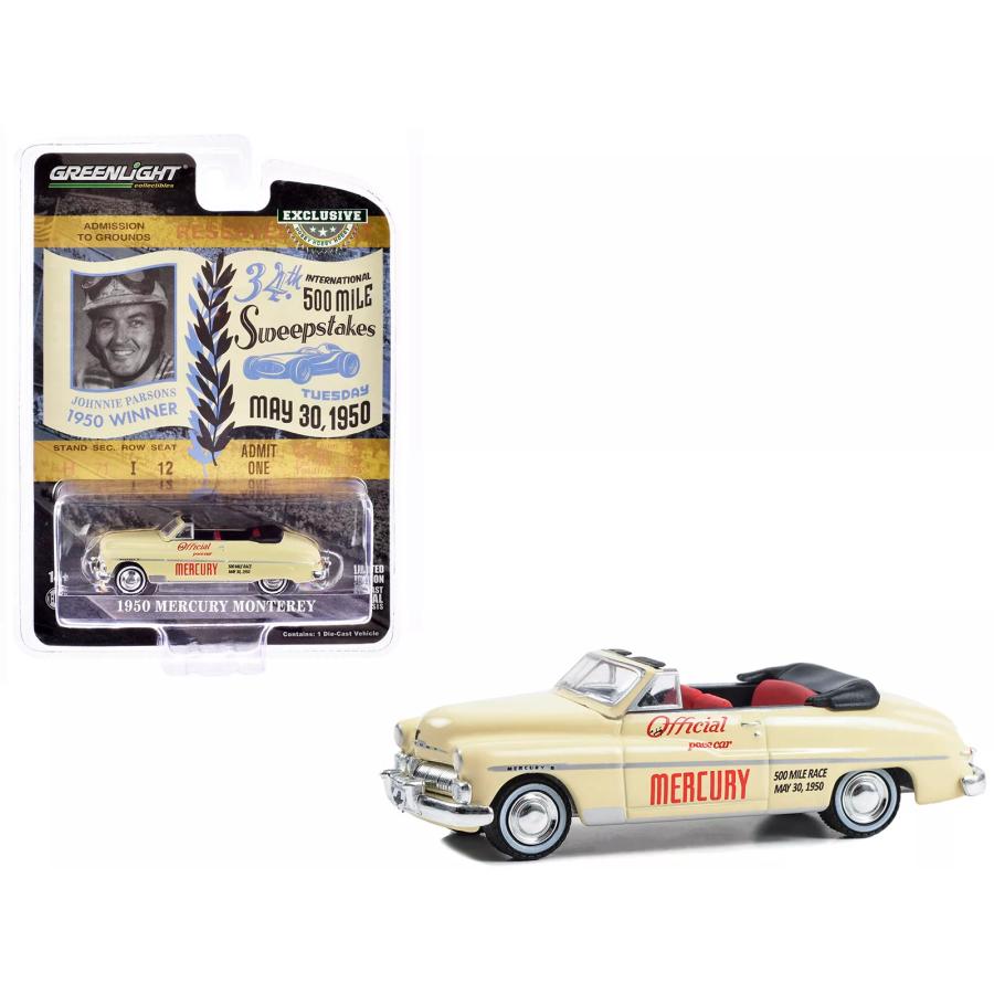 グリーンライト 1/64 マーキュリー モントレー コンバーチブル グリーンライト 1/64 マーキュリー モントレー コンバーチブル
