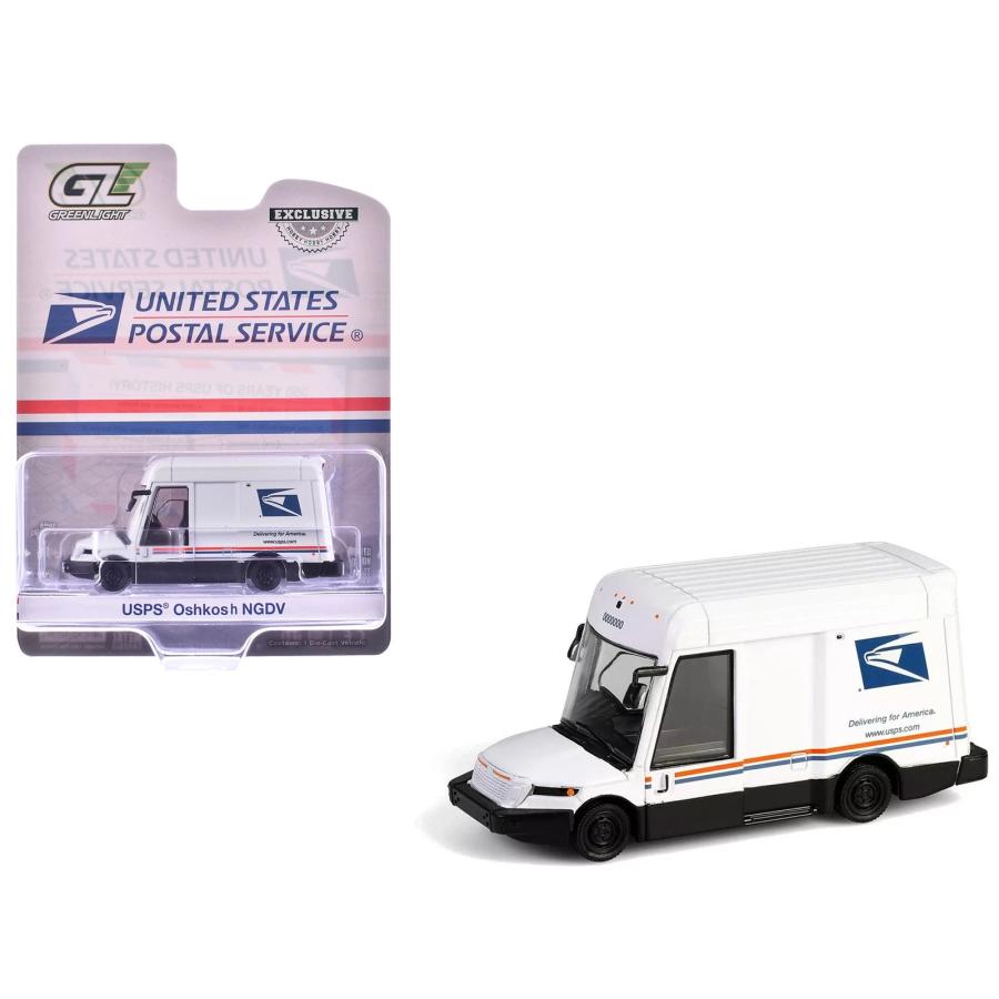 グリーンライト 1/64 USPS アメリカ郵便 次世代配送車 NGDV ホワイト