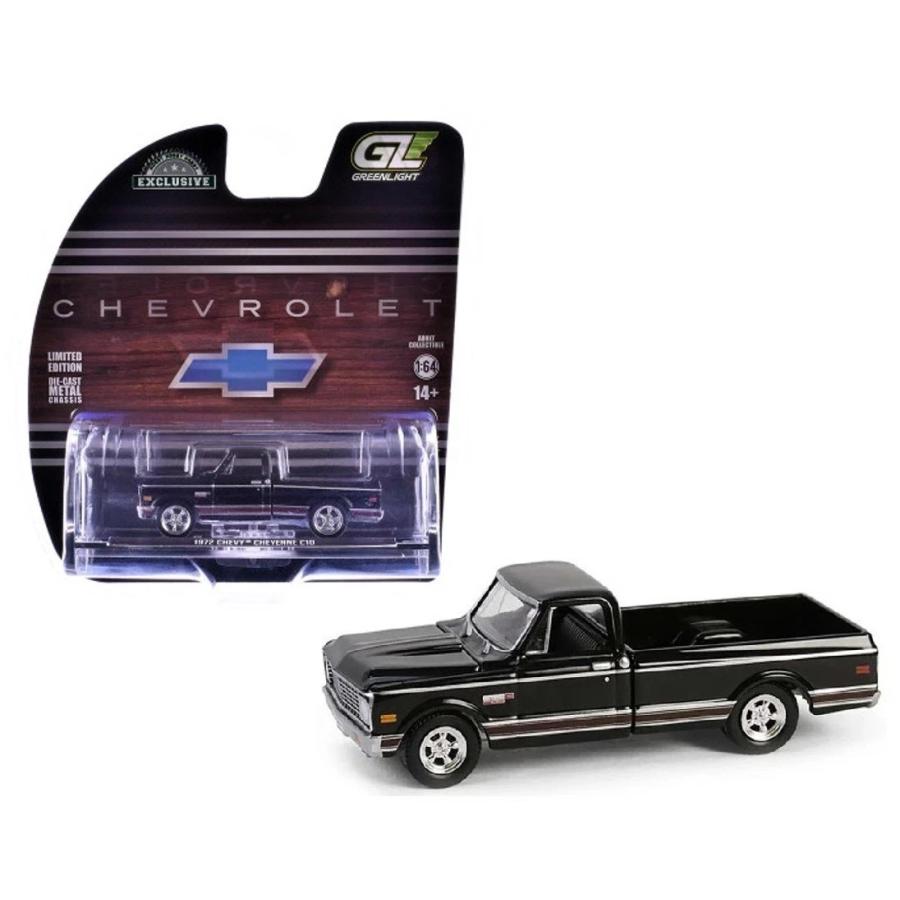 グリーンライト 1/64 シボレー シャイアン C10 ショートベッド 1972
