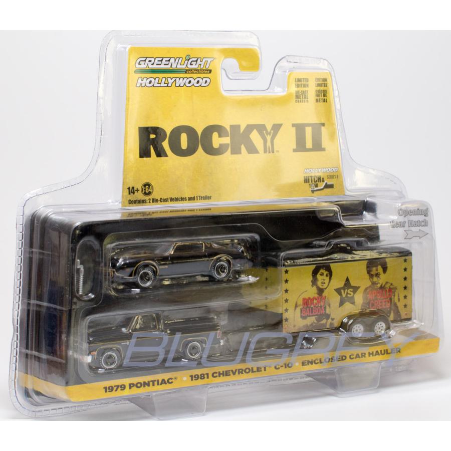 グリーンライト 1/64 ヒッチ＆トウ ロッキー2 シボレー C-10 +