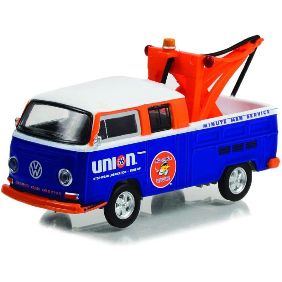 グリーンライト 1/64 フォルクスワーゲン T1 ピックアップ ユニオン76 Greenlight VW Double Cab Pickup Union 76 ミニカー｜blugrey｜02