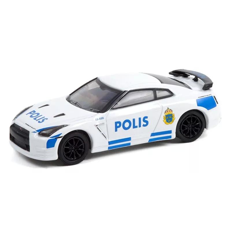 グリーンライト 1/64 日産 GT-R R35 ストックホルム ポリス Greenlight