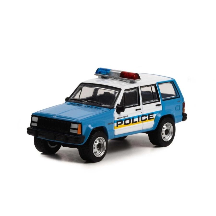 グリーンライト 1/64 ジープ チェロキー ポリス パトカー 1955 「60